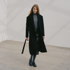 [LE CLASSIQUE] PARIS_Oversize Double-Breasted Wool Coat_Black