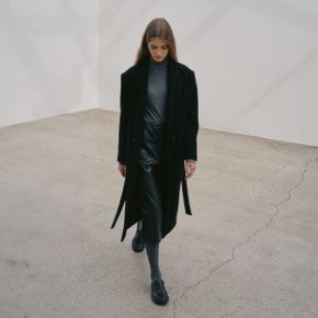 [LE CLASSIQUE] PARIS_Oversize Double-Breasted Wool Coat_Black