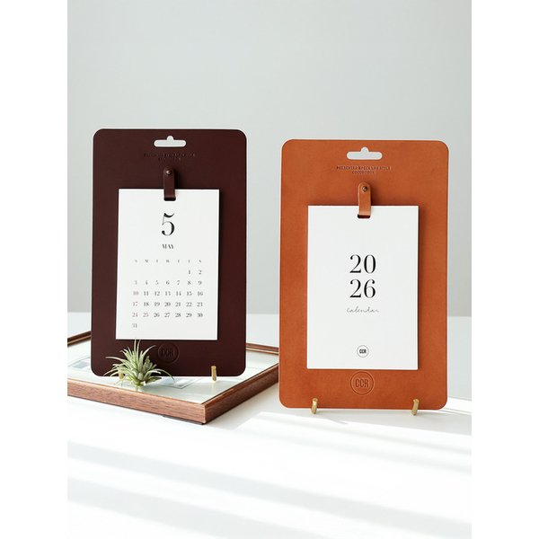 프라임 레더 2026 캘린더 달력 2color