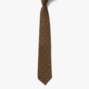 STILE LATINO /스틸레 라티노/ MICRO DOT TIE 2/수입넥타이/ LIGHT BROWN /SLE2M80019A55