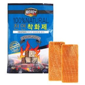 레디큐 자연 착화제 80g 890727 X ( 4매입 )