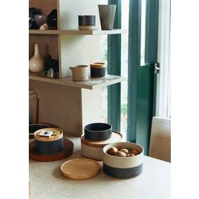 하사미포슬레인 26PS HP015 - Tall Bowl 185mm, Natural