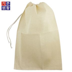 국산 천연 삼베주머니(특대)36x53 면보 거름망 육수망