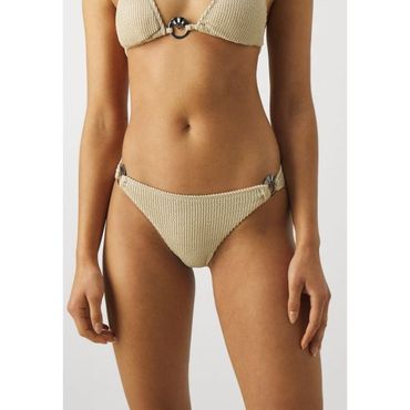 칼라거펠드 4207719 KARL LAGERFELD CRINKLE BOTTOMS - Bikini bottoms beige 71522110