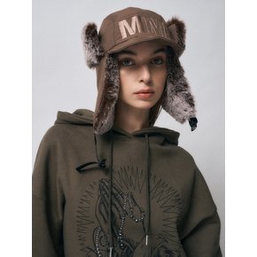 mm fur hat [brown]