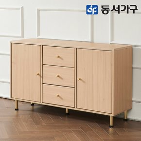 이즈 밀크 1150 서랍형 거실장 ISY013