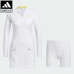 3136226 아디다스 adidas 가능 골프 워프 니트 긴팔 스키퍼 칼라 원피스 레이 CA3232188