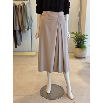 더아이잗 [여주점] [더 아이잗] 여성 울 블렌드 플리츠 롱 스커트 (IRBA0SK121)