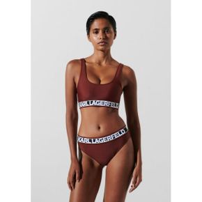 4209728 KARL LAGERFELD ELONGATED LOGO - Bikini top biking red 71539600