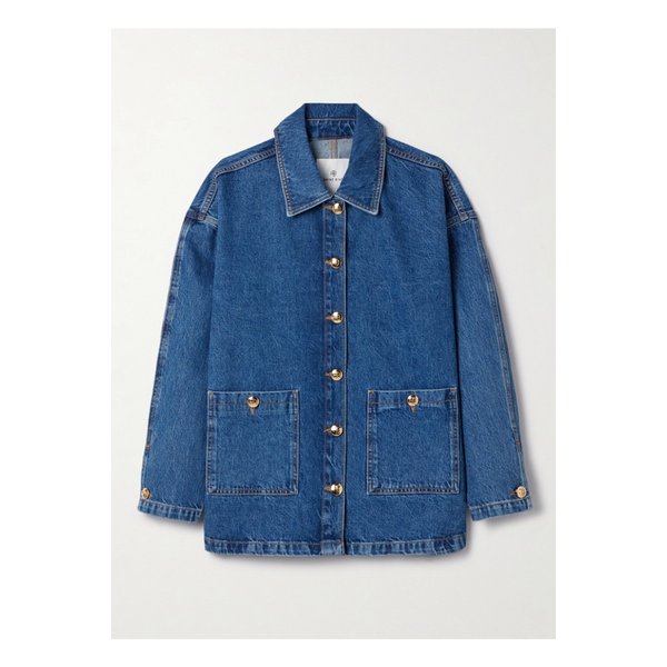 루카 오버사이즈 데님 재킷 다크 데님 46376663162878642