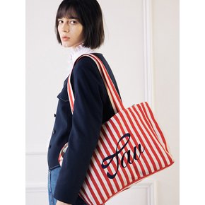 Signature Stripe Big Bag - Brown