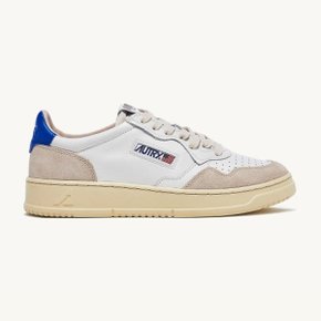 오트리 메달리스트 로우 MEDALIST LOW LEAT/SUEDE WHT/AZURE (AULM-LS49)