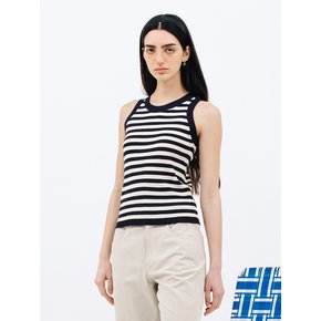 [2차리오더] round sleeveless knit_stripe