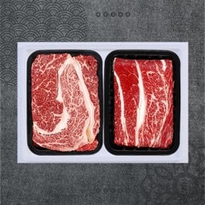 [바로배송]1등급 한우 로스 선물세트 1호 600g [등심+불고기]-각300g