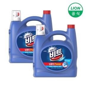 딥클린 세탁 액체세제 용기 6L X 2개 (겸용)[34402568]