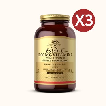  솔가 에스터C 플러스 비타민C 1000mg 180정 X3