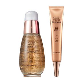 참존 골든실 24k 순금 미백 주름개선 기능성 앰플 30ml 1개+아이크림 30ml 1개..[35827001]