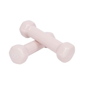 뷰티 육각 덤벨 0.5kg 베이비핑크 2ea