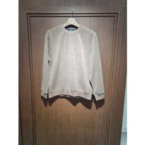 남성 24년 F/W 세미오버 코듀로이 캐주얼 맨투맨 ZME4TR1310