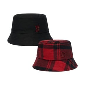 [텍가 79000원] MLB 공용 리버시블 체크 버킷햇 3AHTCW116-43RDS