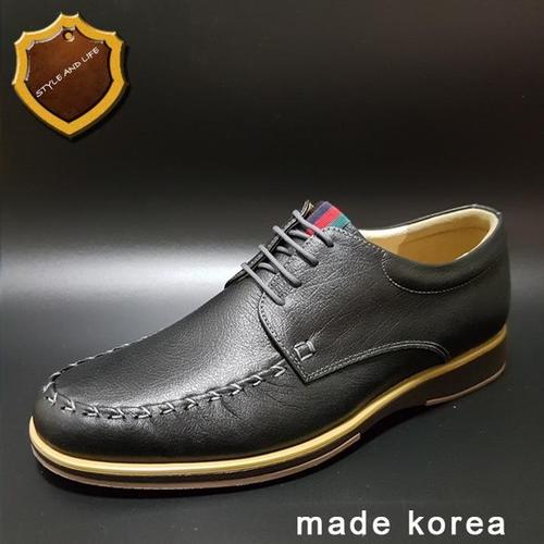 천연소가죽 남성 세미캐쥬얼 스니커즈 로퍼 추천 SMM150 BLACK(1)