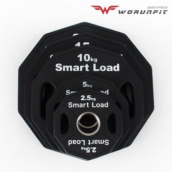  워런핏 SMARTROAD 스마트로드 로고 원판 바벨 1개 단품