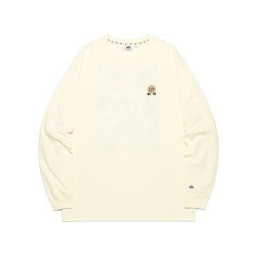 LEE 리 빈티지 그래픽 긴팔 티셔츠 아이보리 LE2503LT07IV