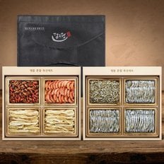 명품세트 5호(소멸 130g,중멸 120x2ea,대멸 110g,건홍합살 280g,꽃새우 80g,황태채 80g x 2ea)