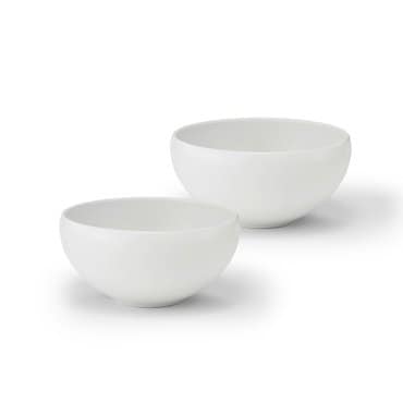 광주요 월백 달형 면기 17cm 2P