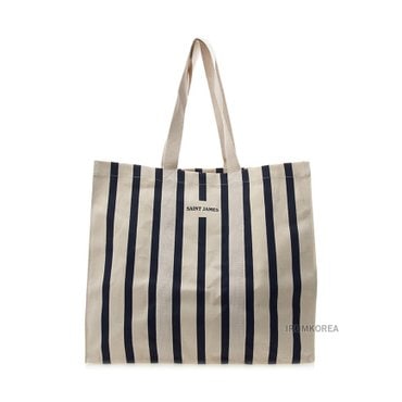 세인트제임스 [세인트 제임스] SS25 공용 그랑 삭 카바 토트백 GRAND SAC CABAS ECRU MARINE
