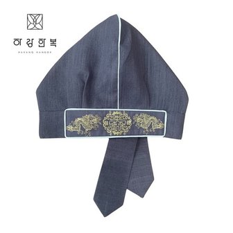  [보리보리/하랑한복]하랑한복 액세서리 도령모 곤이랑-회색