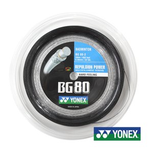 BG80-2 BK 0.68mm 200m 블랙 배드민턴롤거트