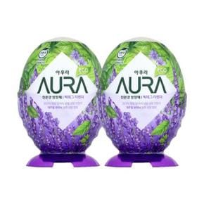 AURA ECO 친환경 빅에그 방향제 440ml 2개입 (라벤더향) .