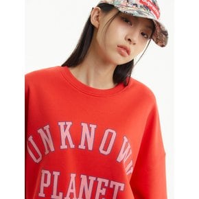 바시티 로고 스웻셔츠 레드  _VARSITY LOGO SWEATSHIRT RED