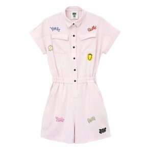 자수 스트레치 점프수트 가디언 핑크 YORF EMBROIDERED STRETCH JUMPSUIT GUARDIAN PINK