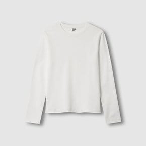 여 헤비 코튼 긴팔 티셔츠 J115401002001