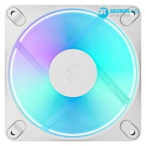 [서린공식] 프렉탈디자인 Dynamic3 12 리버스 RGB 화이트 1팩