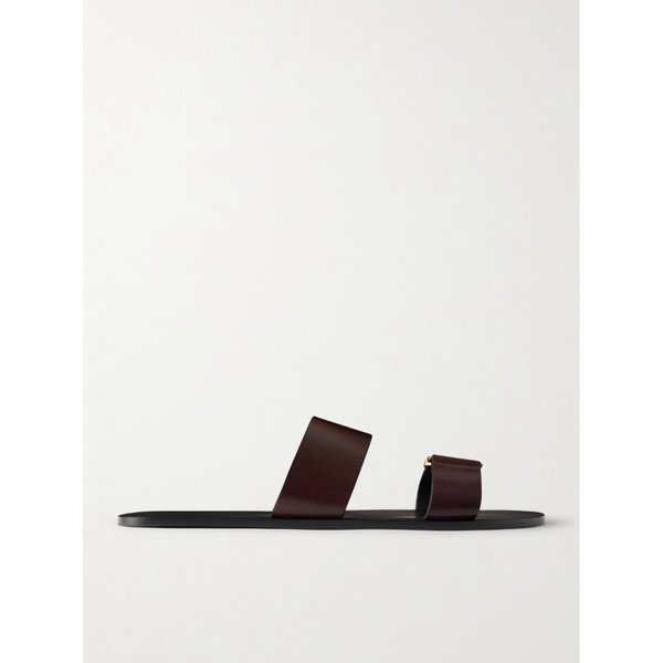 바빌론 로고 장식 가죽 샌들 46376663163025112