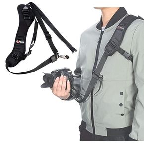 DSLR 목걸이형 스트랩 블랙색상 컴팩트 디자인 카메라보호 카메라쉘