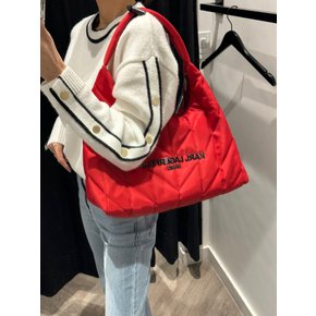 칼라거펠트 26SS 여성 나일론 보야지 메드 토트백