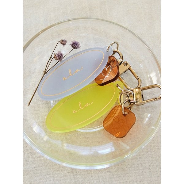 마카롱 아크릴 키링