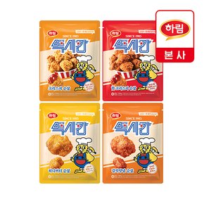 크리스피 순살+핫크리스피 순살+허니버터 순살+갈릭양념 순살