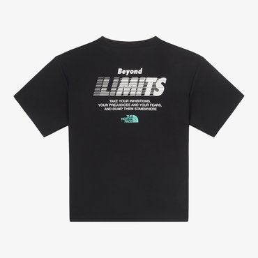 노스페이스 [노스페이스키즈 공식] NT7UR09T 키즈 올트레인 반팔 라운드 티_BLACK