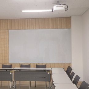 대형 벽걸이 스크린 유리칠판 2400x1200mm_눈부심방지 단초점 빔프로젝트 벽걸이칠판 학교 강의실 세미나실