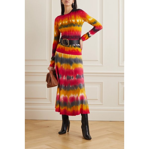 밀러 타이 다이 캐시미어 스웨터 레드 1647597289527884