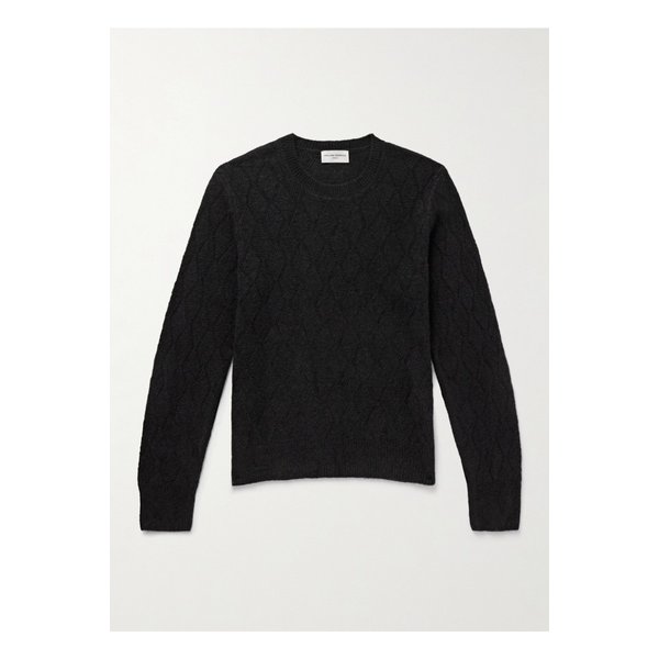 오피시네 제네랄레 마르코 자카드 니트 울 실크 알파카 캐시미어 혼방 스웨터 46376663162908613