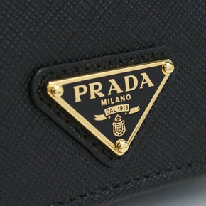 프라다 PRADA 이절 지갑 동전 지갑 첨부 브랜드 1 MV021 QHH F0002 NERO 블랙 wallet-01 mini-01