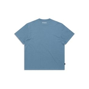 슈무 러브 엔젤 그래픽 티셔츠 - GREYISH BLUE Z263UST070908