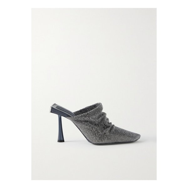 베네데따 부르치케스 골리아르다 크리스털 장식 체인메일 뮬 차콜 1647597277838064