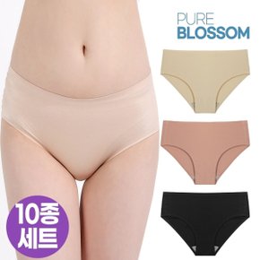 스벅 쿠폰 증정 [퓨어블라썸][10종세트] 프리미엄 수딩 누디 노라인 팬티/빅사이즈